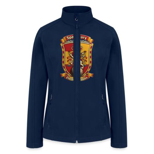 Spain Lion Fury T-Shirt, Spanish Crest Gift - Women’s Soft Shell Jacket