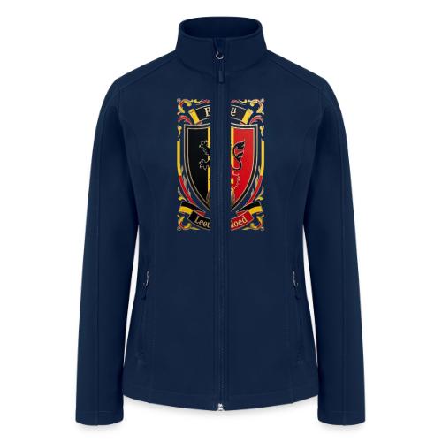 Belgium Lion Crest T-Shirt, Belgian Flag Gift - Women’s Soft Shell Jacket