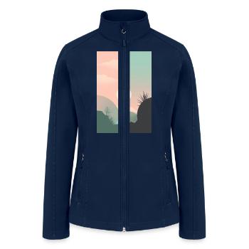 Seasons Change - Women’s Soft Shell Jacket - navy - Front