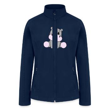 Little hippo - Women’s Soft Shell Jacket - navy - Front