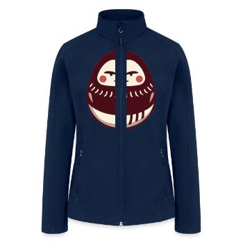 Daruma Doll - Women’s Soft Shell Jacket - navy - Front
