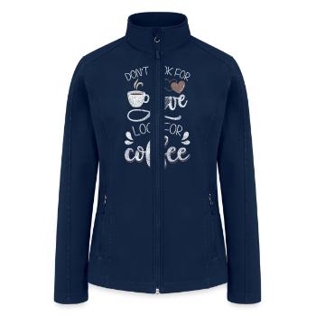Bartender Job Morning Grouch - Women’s Soft Shell Jacket - navy - Front