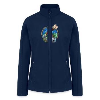 Christmas - Women’s Soft Shell Jacket - navy - Front