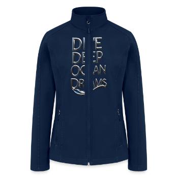 Plumb Depth Ocean Dream - Women’s Soft Shell Jacket - navy - Front