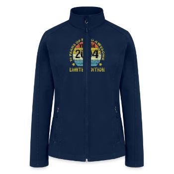 Vintage 2004 Limited Edition 19 Years Of Being Awe - Women’s Soft Shell Jacket - navy - Front