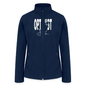 Sailing Optimist Winner - Women’s Soft Shell Jacket - navy - Front