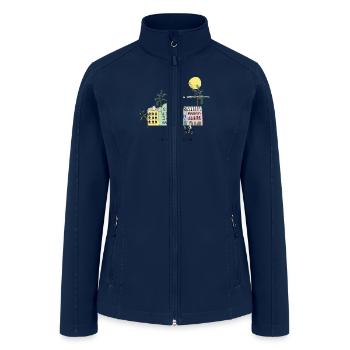 Charleston SC Active - Women’s Soft Shell Jacket - navy - Front