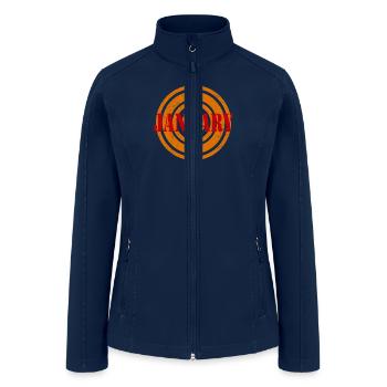 January Red Word - Women’s Soft Shell Jacket - navy - Front