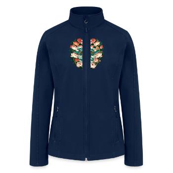 Sea Turtle - Women’s Soft Shell Jacket - navy - Front