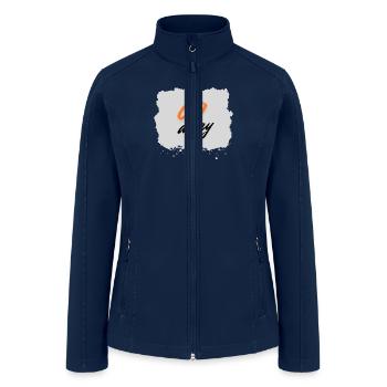 Go Away - Women’s Soft Shell Jacket - navy - Front
