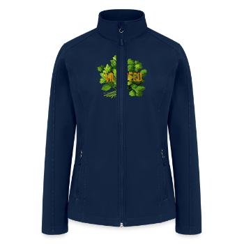 Cilantro- Vile Weed - Women’s Soft Shell Jacket - navy - Front