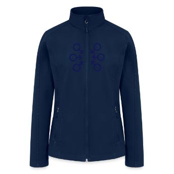 Bukkake - Women’s Soft Shell Jacket - navy - Front