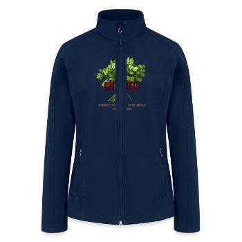 Cilantro – Ruining Perfectly Good Meals - Women’s Soft Shell Jacket - navy - Front