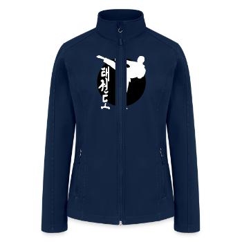 Taekwondo Martial Arts Men Kids T shirts - Women’s Soft Shell Jacket - navy - Front