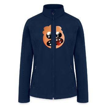 Monster Face - Women’s Soft Shell Jacket - navy - Front