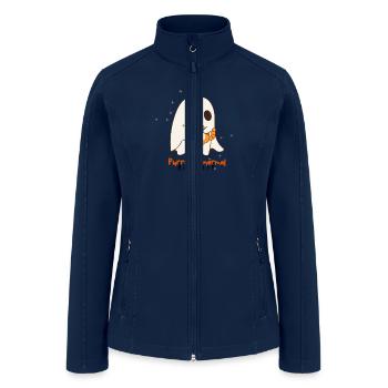 Purrrr-a-normal activity - Women’s Soft Shell Jacket - navy - Front