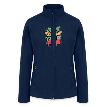 Optimistic Assurance - Women’s Soft Shell Jacket - navy - Front