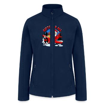GIFTS FOR ALL - Women’s Soft Shell Jacket - navy - Front