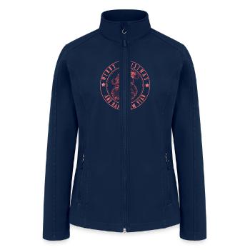 MERRY CHRISTMAS 004 - Women’s Soft Shell Jacket - navy - Front