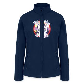 CATPRIDEmygender - Women’s Soft Shell Jacket - navy - Front