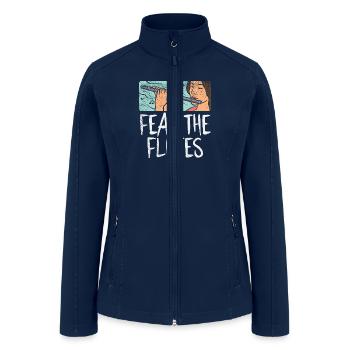 Fear The Flutes - Women’s Soft Shell Jacket - navy - Front