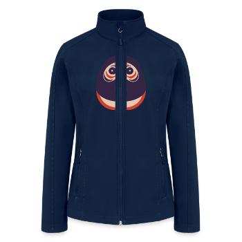 Daruma Doll - Women’s Soft Shell Jacket - navy - Front