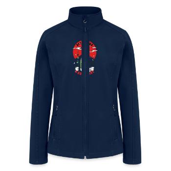 after yoga a good sake - Women’s Soft Shell Jacket - navy - Front