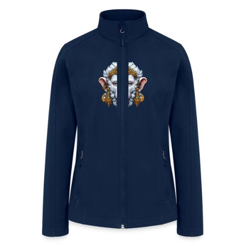 Thai Hanuman Monkey Deity Mask - Women’s Soft Shell Jacket