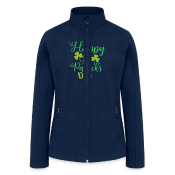 HAPPY ST PATRICK S DAY - Women’s Soft Shell Jacket - navy - Front