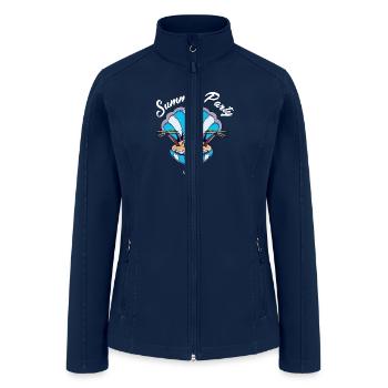 Beach - Women’s Soft Shell Jacket - navy - Front