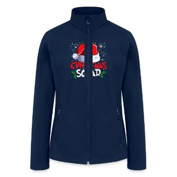 Christmas Squad Family Matching Pajama - Women’s Soft Shell Jacket - navy - Front