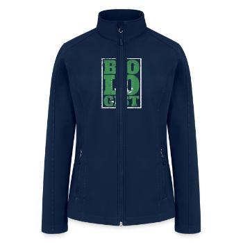 The Biologist One Biology Science Organism - Women’s Soft Shell Jacket - navy - Front