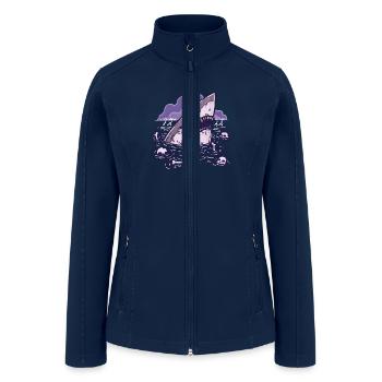 The Nightmare Shark - Women’s Soft Shell Jacket - navy - Front