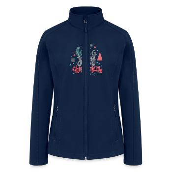 Have A Jolly Christmas - Women’s Soft Shell Jacket - navy - Front