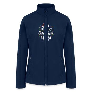 This Is My Christmas Pajama Shirt - Women’s Soft Shell Jacket - navy - Front