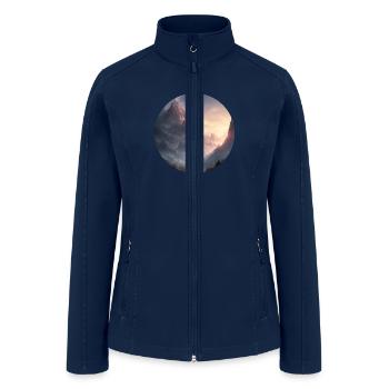 Mystical Surreal Landscape - Women’s Soft Shell Jacket - navy - Front