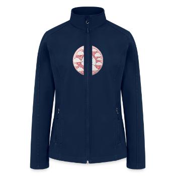 Cute Valentines Day Gift Funny - Women’s Soft Shell Jacket - navy - Front