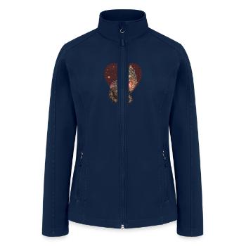 Cute Valentines Day Gift Funny - Women’s Soft Shell Jacket - navy - Front