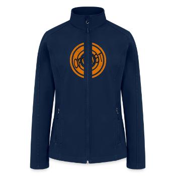 Optimist Black Word - Women’s Soft Shell Jacket - navy - Front