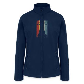 American Beach - Women’s Soft Shell Jacket - navy - Front