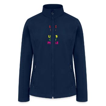Love Has No Limits Only People Do - Women’s Soft Shell Jacket - navy - Front