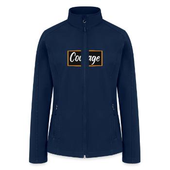 Courage - Women’s Soft Shell Jacket - navy - Front
