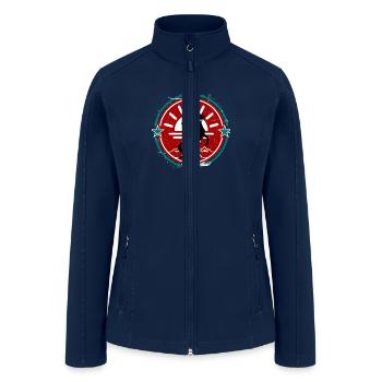 Vintage Sunset Cowboy - Women’s Soft Shell Jacket - navy - Front