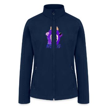 Streetwear Hard Times Ape Swag Hypebeast - Women’s Soft Shell Jacket - navy - Front