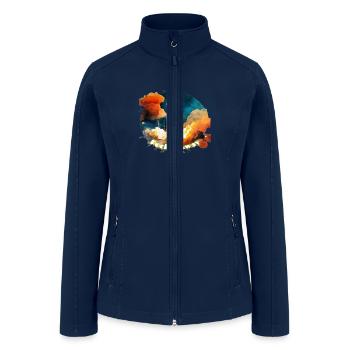 Rocket Away - Women’s Soft Shell Jacket - navy - Front