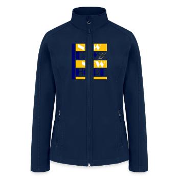 New Day New Hope - Women’s Soft Shell Jacket - navy - Front