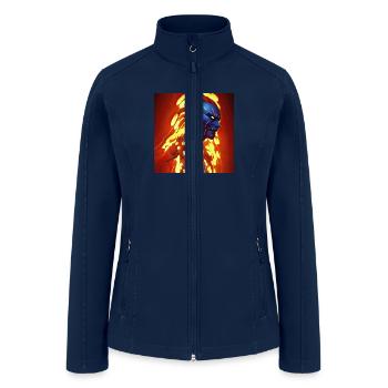 Glow Monster 4 - Women’s Soft Shell Jacket - navy - Front