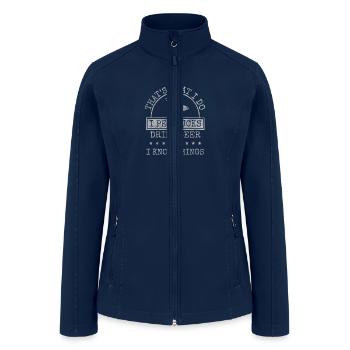 Ducklings Animal Nature - Women’s Soft Shell Jacket - navy - Front