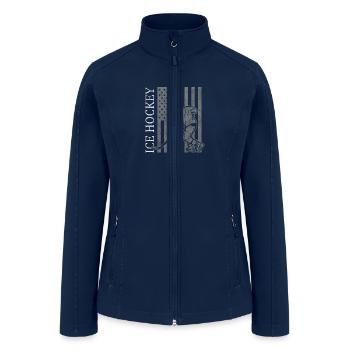 Ice Hockey Victory Player - Women’s Soft Shell Jacket - navy - Front