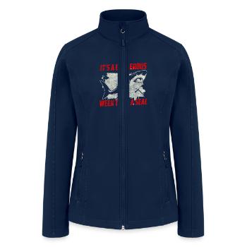 Sharks Scuba - Women’s Soft Shell Jacket - navy - Front